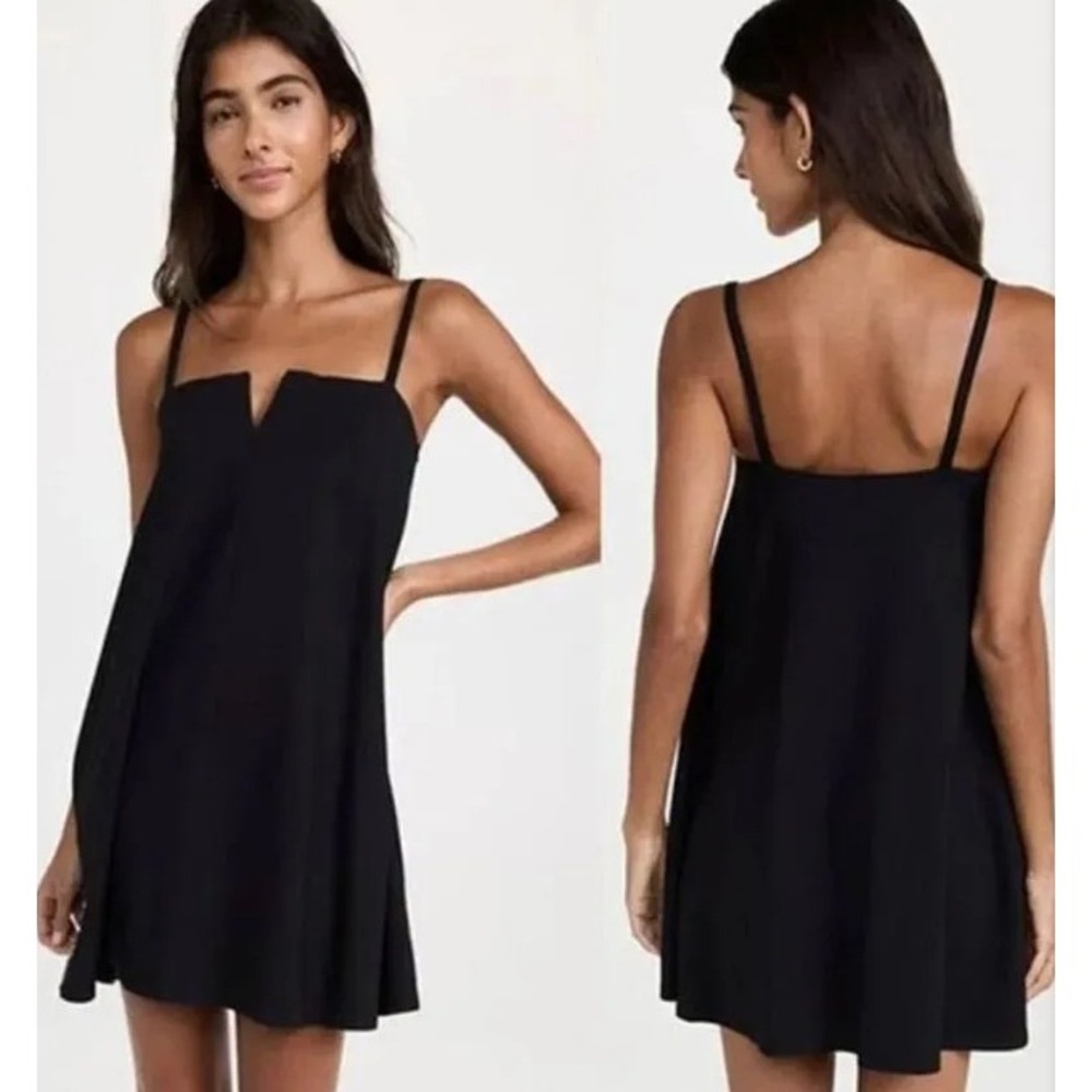 Susana Monaco Flared V-Wire Tank Dress